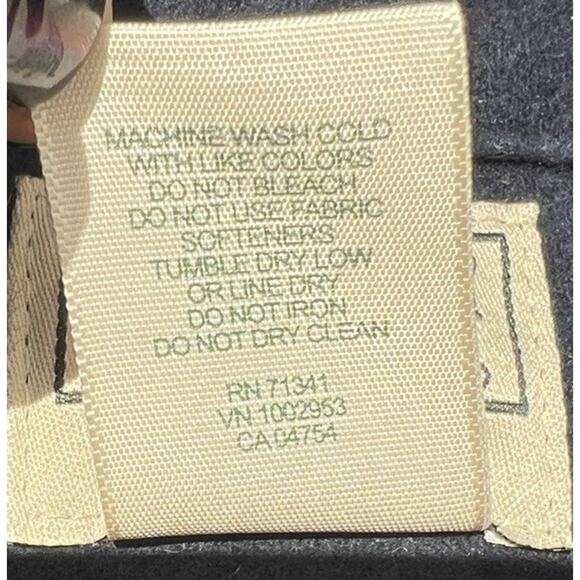 LL Bean Chamois Heavy Weight Flannel Shirt Trad Fit Button Navy Blue Men's XXL - Picture 7 of 8